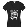 let's go an adventure (for dark color) Women's V-Neck T-Shirt