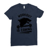 round neck half sleeves Ladies Fitted T-Shirt