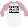 my biceps 3/4 Sleeve Shirt
