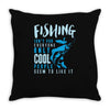 fishing isn't for everyone Throw Pillow