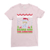 most wanted beard man this christmas Ladies Fitted T-Shirt