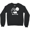 never give up on dreams ladies fitted Crewneck Sweatshirt