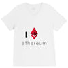 I Love Ethereum V-Neck Tee