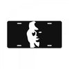 sax player lady face optical illusion License Plate