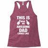 new daddy christmas funny Racerback Tank