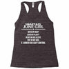Smartass June Girl Racerback Tank