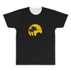 beach silhouette birds sand sunset All Over Men's T-shirt