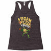 vegan pizza power Racerback Tank