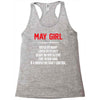 May Girl Hated By Many Racerback Tank