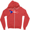 puerto rico Zipper Hoodie