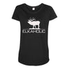 christmas gift elkaholic Maternity Scoop Neck T-shirt