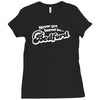 never get bored in bedford Ladies Fitted T-Shirt