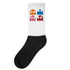 cool retro 80s pacman ghosts video games Socks