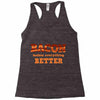 bacon makes everything better Racerback Tank