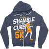 shamble to the cure zombie 5k Zipper Hoodie