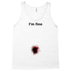 i'm fine gunshot Tank Top