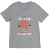 Why Fall In Love If You Can Fall Aslepp V-Neck Tee