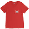 106. shield pocket 033 dv men tshirt black V-Neck Tee