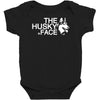 husky face Baby Bodysuit
