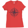 compass sun Ladies Fitted T-Shirt