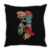 old skul dude Throw Pillow