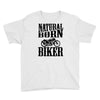 natural born biker Youth Tee
