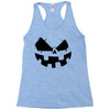 pumpkin face Racerback Tank