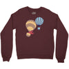 hot bear balloon Crewneck Sweatshirt