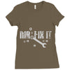 mr fix it Ladies Fitted T-Shirt