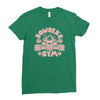 bowser's gym Ladies Fitted T-Shirt