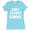 very stable genius Ladies Fitted T-Shirt