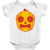 frightened jack o lantern Baby Onesie