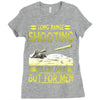 long range shooting Ladies Fitted T-Shirt