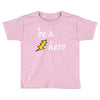 be a hero logo white Toddler T-shirt