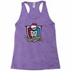 monster high color shield Racerback Tank