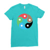 zentao symbol as evolution of the tao (yin yang) Ladies Fitted T-Shirt
