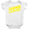 chewie y u no age Baby Onesie