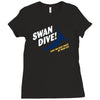 swan dive Ladies Fitted T-Shirt