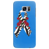 carcinoid cancer ribbon and rose Samsung Galaxy S7 Edge Case