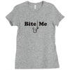 bite me Ladies Fitted T-Shirt
