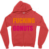 fucking gonuts Zipper Hoodie