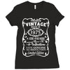 vintage made in 1975 Ladies Fitted T-Shirt