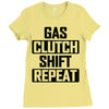 gas clutch shift repeat Ladies Fitted T-Shirt