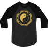 yin yang jingjang shirt china chinesisches denken 3/4 Sleeve Shirt