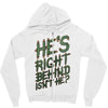 zombie right behind Zipper Hoodie
