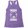 people should not be afraid of their governments Racerback Tank