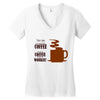 coffee lovers Women's V-Neck T-Shirt