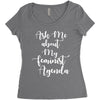 Women, love, Rights, Feminism, Feminist, Female, Funny, Woman, Girl Po Women's Triblend Scoop T-shirt