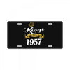 kings are born in 1957 License Plate