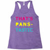 pansexual pride Racerback Tank